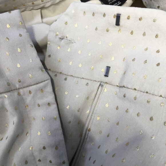 Lane Bryant Golden Waterdrop Print Cropped Pants Size 16 - Picture 8 of 8